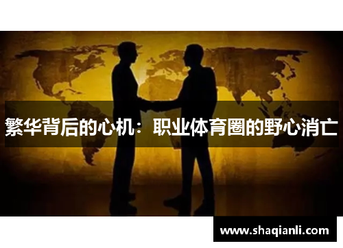 繁华背后的心机：职业体育圈的野心消亡